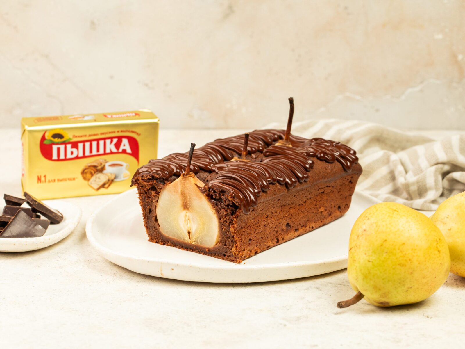 изображение рецепта Кекс с грушами