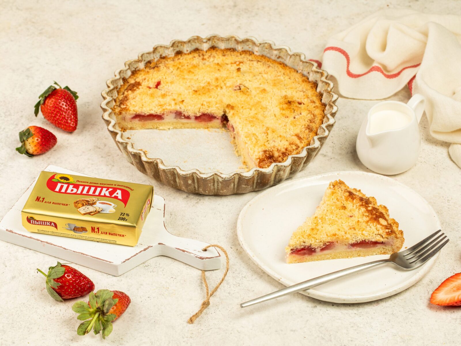 изображение рецепта Насыпной пирог