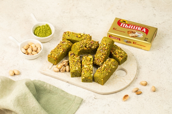 изображение рецепта Финансье с матчей