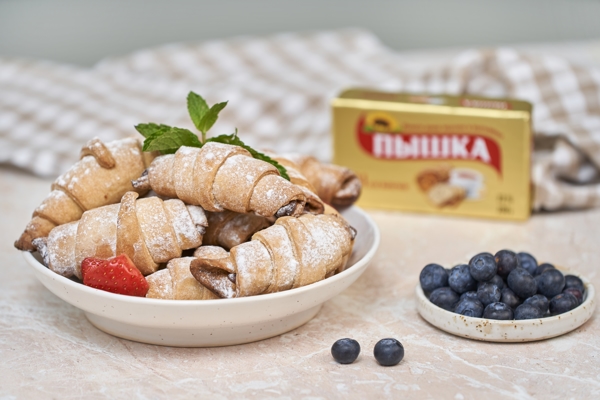 изображение рецепта Шоколадные рогалики