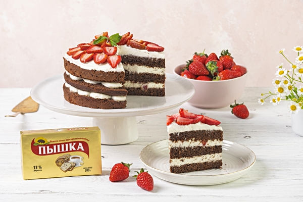 изображение рецепта Шоколадный торт с кремом