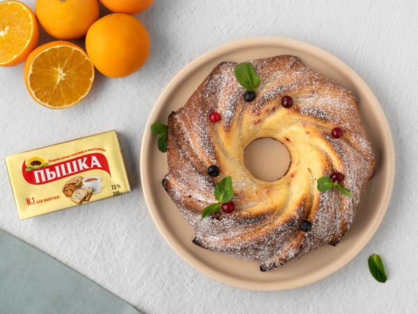 изображение рецепта Апельсиновый кекс