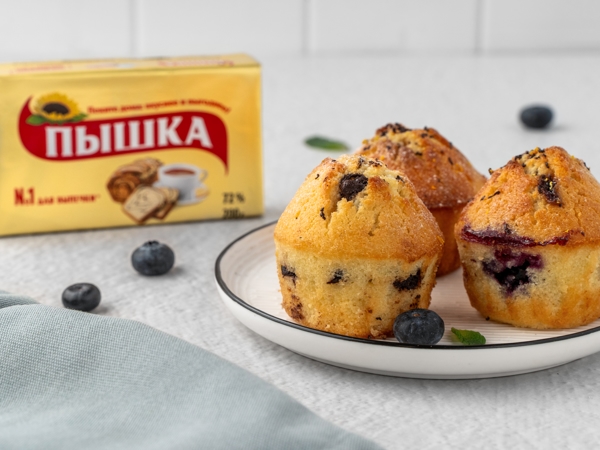 изображение рецепта Пышные маффины