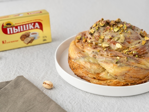 изображение рецепта Синнабон с фисташкой