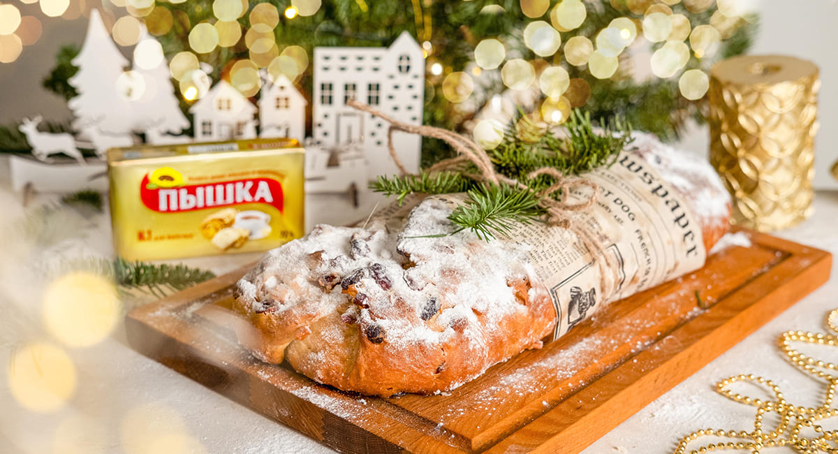 изображение рецепта Штоллен на дрожжевом тесте